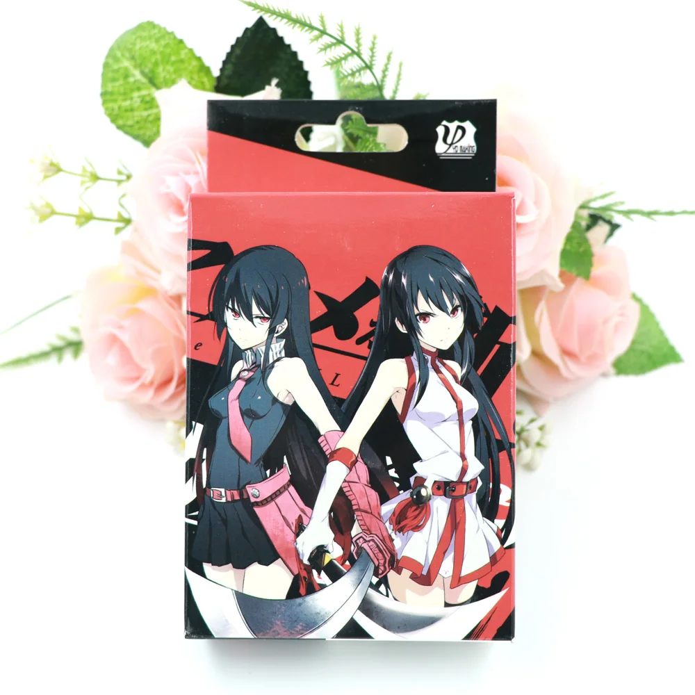 Аниме анимэ Akame ga KILL набор для покера в мультяшном стиле карты/настольные