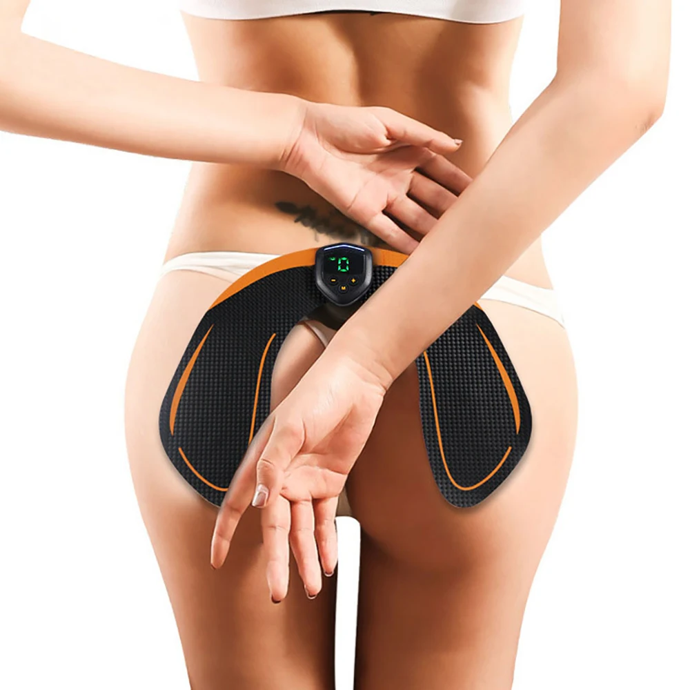 EMS тренажер для бедер стимулятор мышц Электрический массажер тела беспроводной