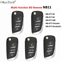 okeytech 5pcslot multi functional kd key remote control auto car key keydiy 3btn for keydiy kd900 urg200 kd200 key programmer