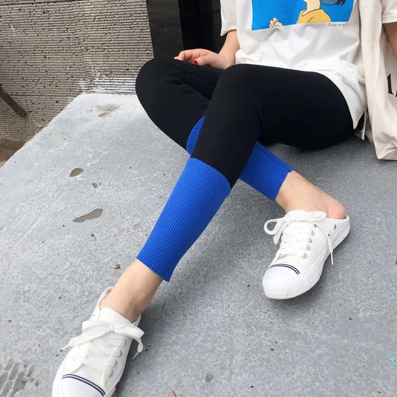 Женские эластичные леггинсы для фитнеса облегающие капри из хлопка уличная