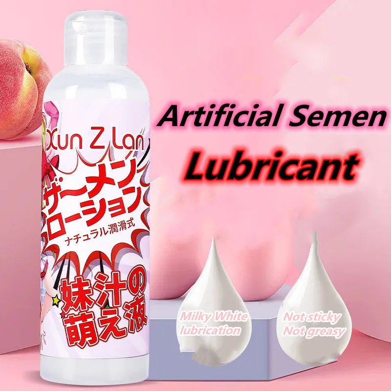 200ML Sex Water Based Lubricantion Artificial Semen Viscous Lube Gel For Couples Women Vaginal Anal Oil Adults Goods Toys | Красота и
