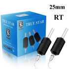 Одноразовые черные силиконовые ручки для татуировок 3R, 5R, 7R, 9R, 11R, 13R, 15R, 18R, 25 мм, 20 шт.