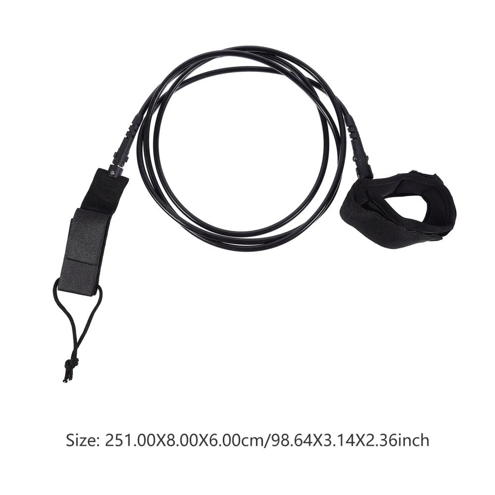 

1pc Surfboard Leash Elastic Kayak Canoe Paddle Leash Safety Rod Leash Rope