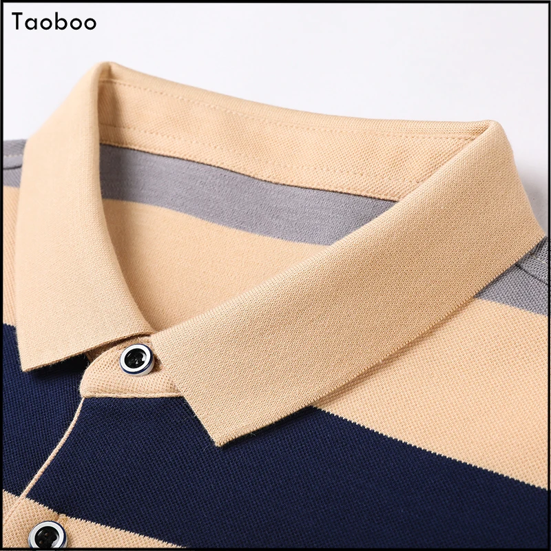 Taoboo 2022 новая рубашка поло в деловом стиле мужская одежда с длинным рукавом