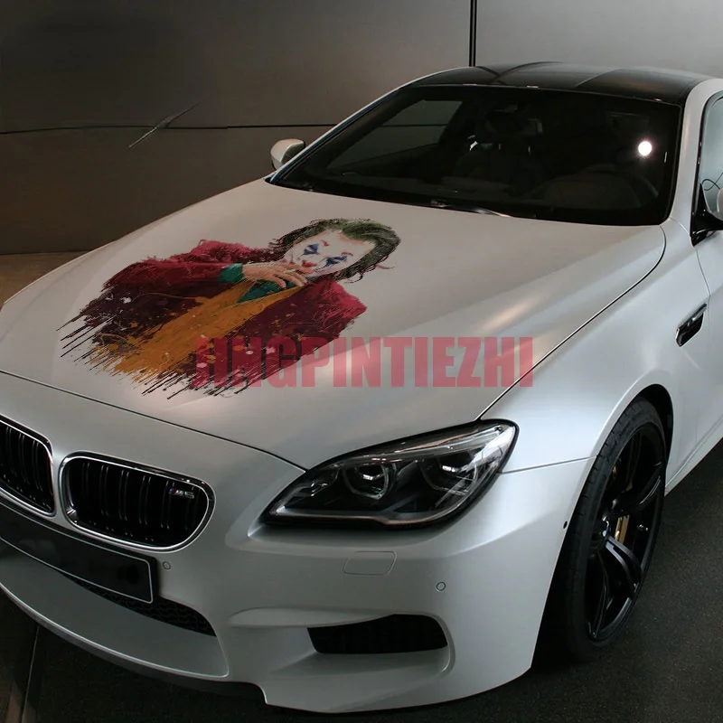 

Personality Car Stickers and Decals DiIY Vinyl Car Assessoires Waterproof Decor for The Joker Paint Funny Big