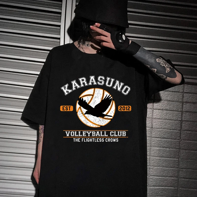 

Harajuku T-Shirt Men Anime T Shirt Haikyuu Manga t shirt Anime Hip hop Tops Tees shirts men