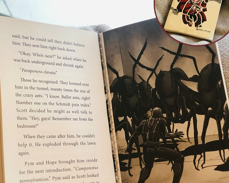 Ant-Man английская доска для чтения детская Когнитивная книга классная развивающая