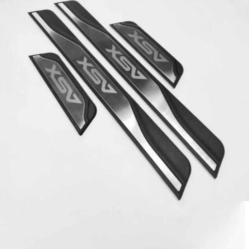 Для Mitsubishi ASx автомобильные аксессуары 2010 2019 Защитная Накладка на порог|Буксиры и