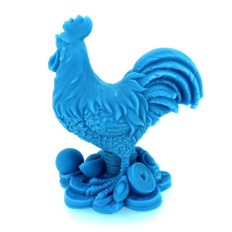 3D силиконовая форма для мыла с петухом вырезания соли курицы галльского