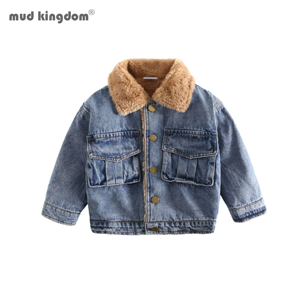 Mudkingdom/комплекты для маленьких мальчиков пальто 2020 зимняя одежда с длинными