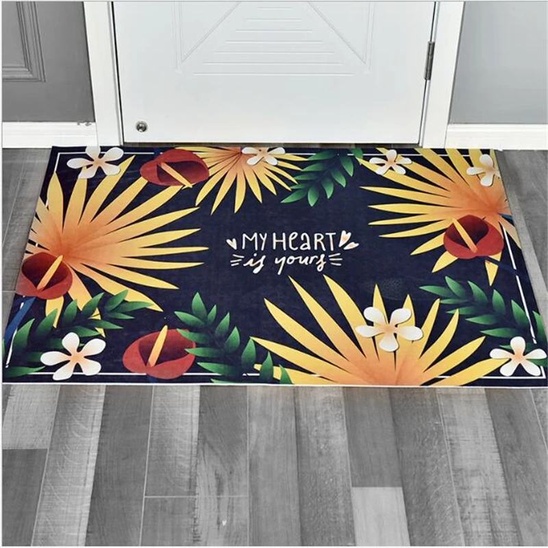 Коврик для дома в скандинавском стиле коврик двери ультра тонкий впитывающий