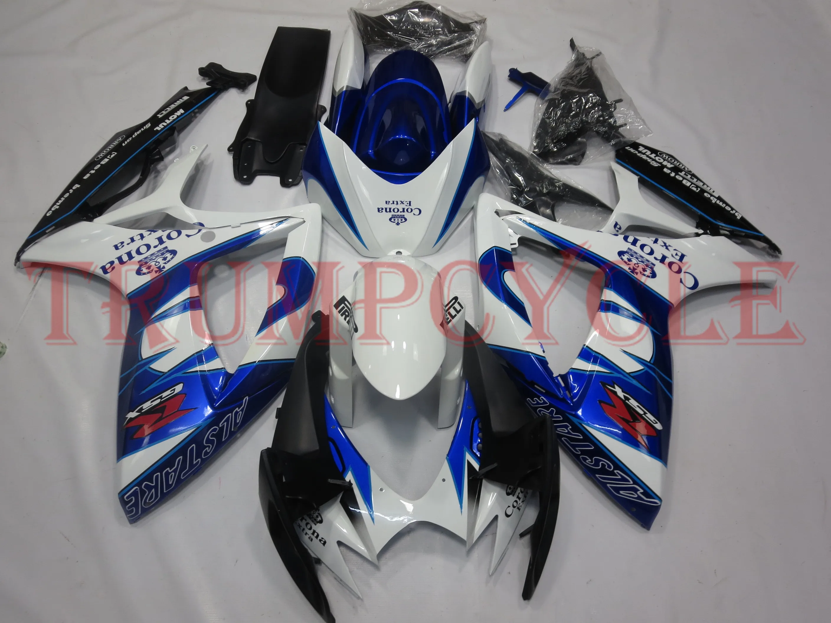 

Вторичный рынок, комплект обтекателей для кузова Мотоцикла SUZUKI GSXR 600 750 2006 2007 GSX-R 600 750 K6 06 07 Corona Extra