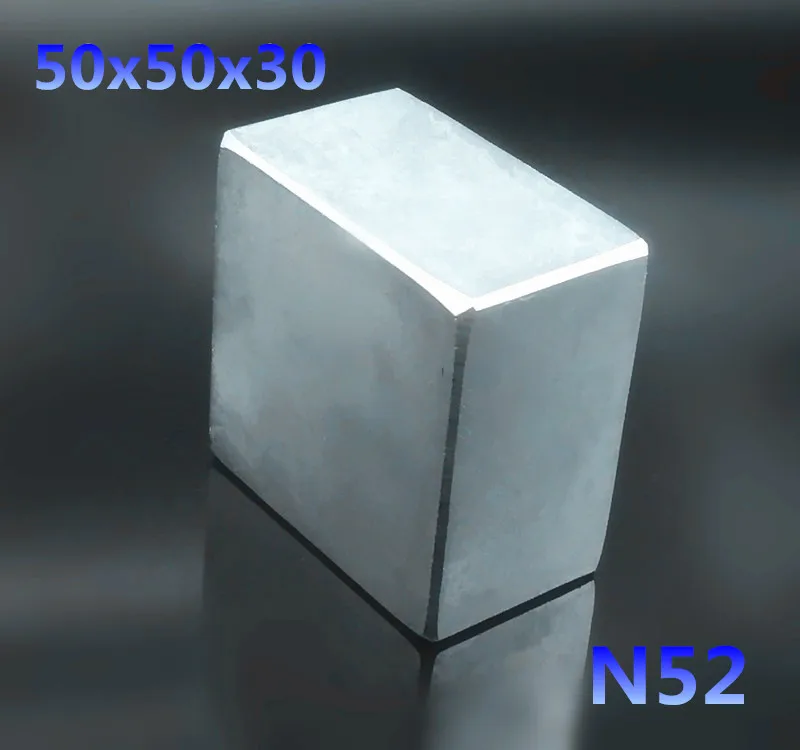 

1pcs N52 50x50x30 mm block Strong Rare Earth Neodymium Magnets 50*50*30 mm Permanent super powerful neodymium magnet