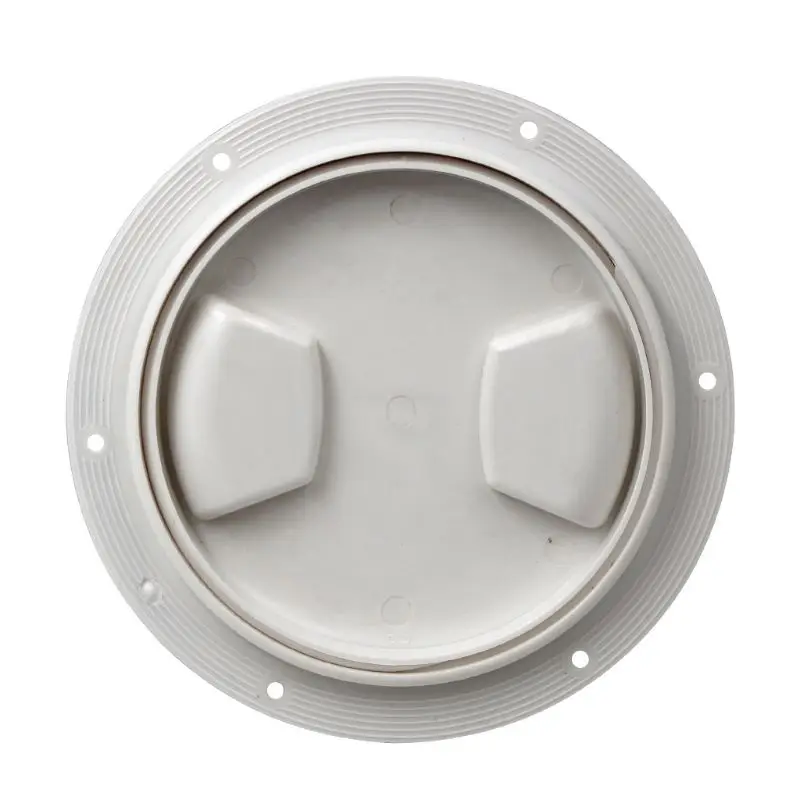 

5 inch Non-Slip Deck Plate Corrosion Resistant Marine Access Boat Inspection Hatch Cover Plate for Marine Boating Water T21E
