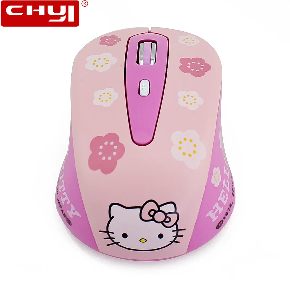 Мини USB мышь розовый милый мультяшный компьютер Mause 3D Оптическая Беспроводная