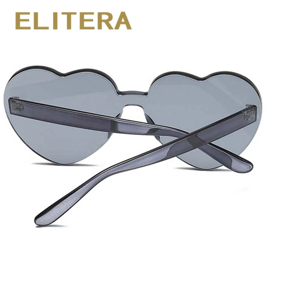Женские цветные солнцезащитные очки ELITERA брендовые дизайнерские безрамные в