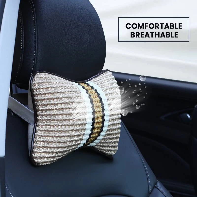 

Car Headrest Neck Pillow Memory Foam Headrest Support Cushion Relieve Soreness Car Travel Sleeping Universal Neck Pillows