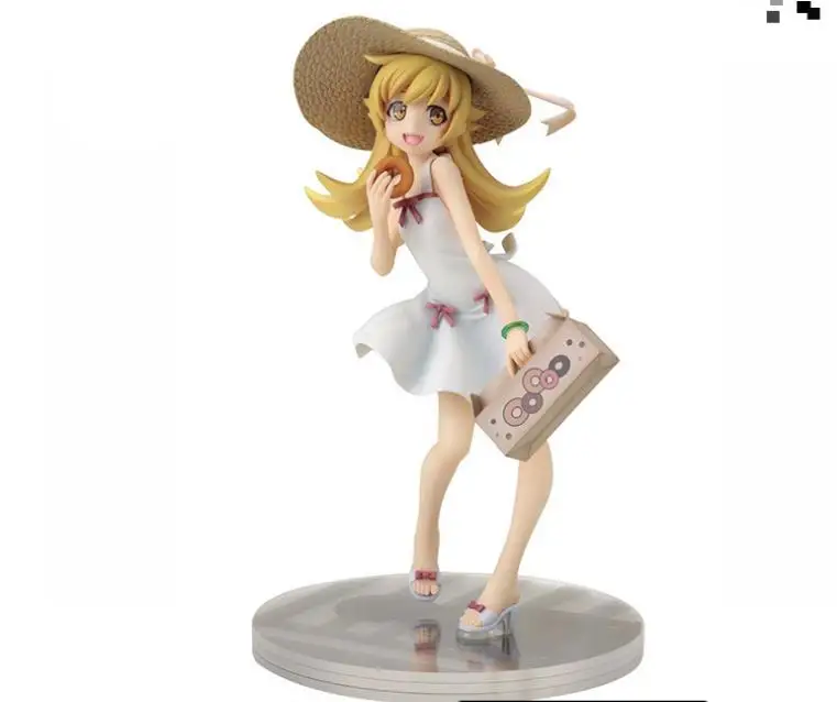 Аниме Nisemonogatari Oshino Shinobu ПВХ фигурка Коллекционная модель игрушки | Игрушки и хобби