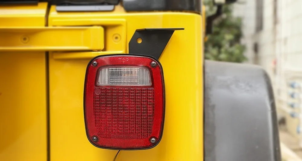 MOPAI Автомобильный задний фонарь держатель антенны для Jeep Wrangler TJ 1997-2006 Автомобильный задний фонарь антенный кронштейн для Jeep Wrangler TJ аксессуары