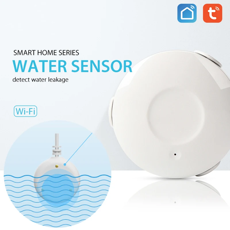 Датчик утечки воды для умного дома Детектор Wifi защита от Высокая