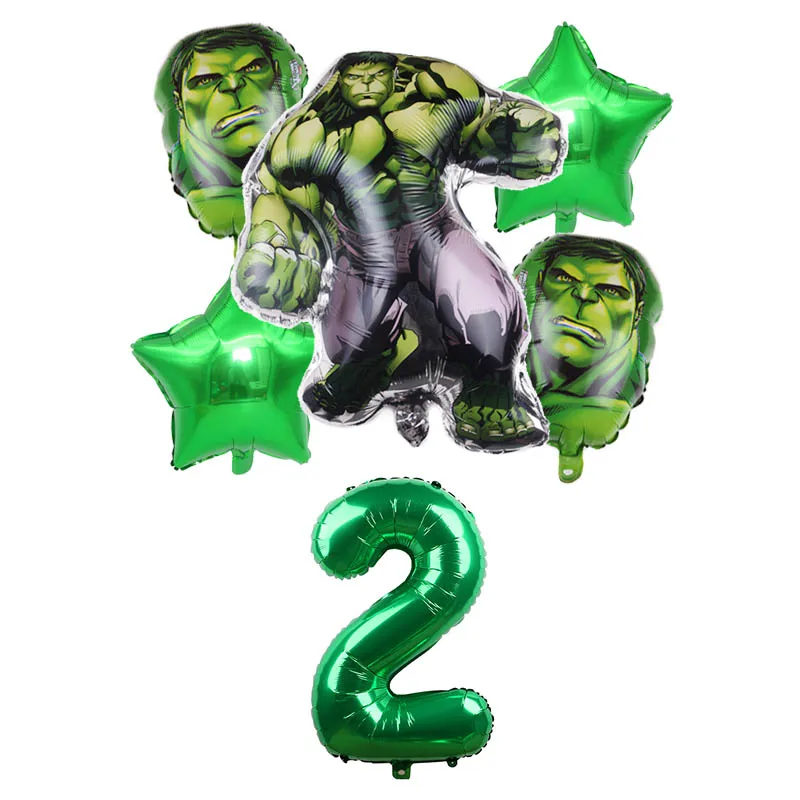 Мстители супергерой Халк тема алюминиевая фотосессия день рождения Ранняя