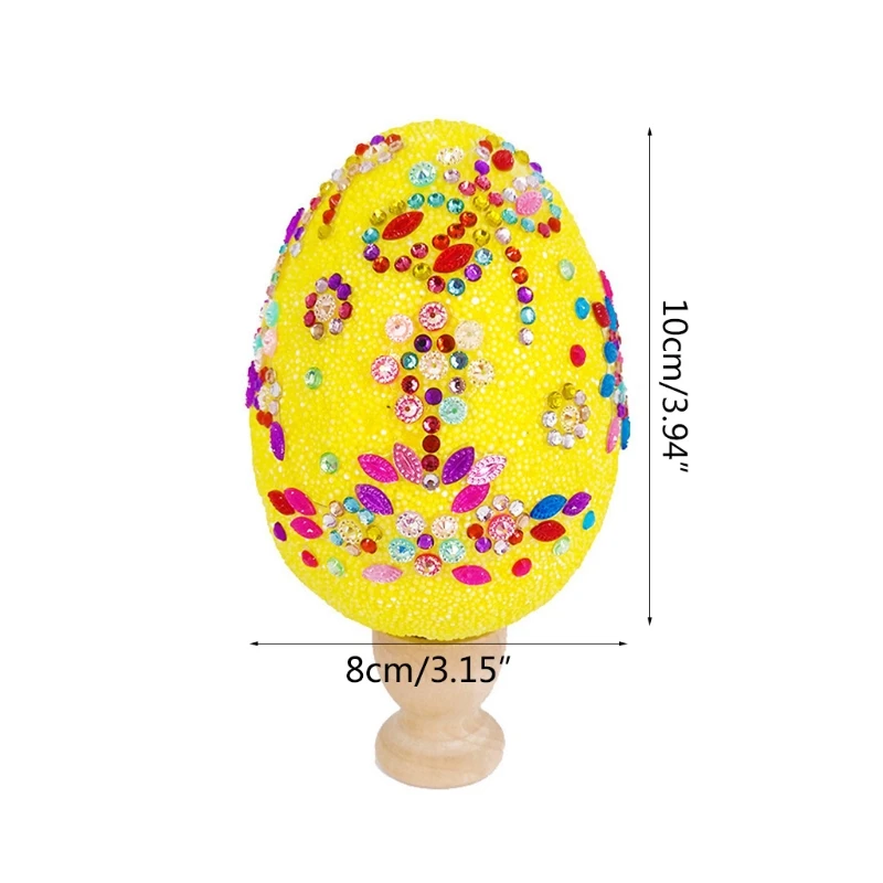 

1 Set Creative Easter Eggs Painted Snowflake Mud Decoration Toy, Children's Handmade Materials Diy Making Toys for Kids