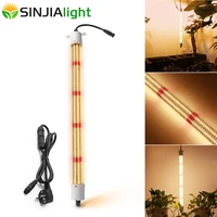 waterproof ip65 led grow light bar red warm phytolamp 60cm tube growth lamp 360%c2%b0 for cucumbers tomatoes vegs plants