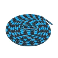 weiou black blue hiking bootlace walking two toned rope laces replacement athletic shoe strings round shoelaces rhombus grain
