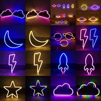 wholesale neon signs night lamp neon led night lights for kids room wall children bedroom party wedding decoration neon lamp