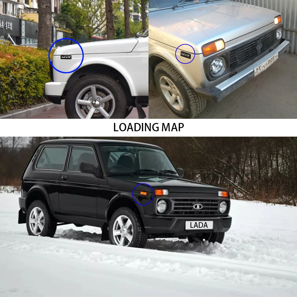 Фото Для Lada Niva 4x4 1995 2 x, супер яркая Передняя парковочная Передняя боковая габаритная лампа, лампа, автостайлинг, янтарсветильник №5