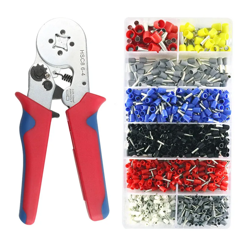 

1200pcs/Box Wire Terminal Crimp Connector Insulated Uninsulated Wire End Ferrules