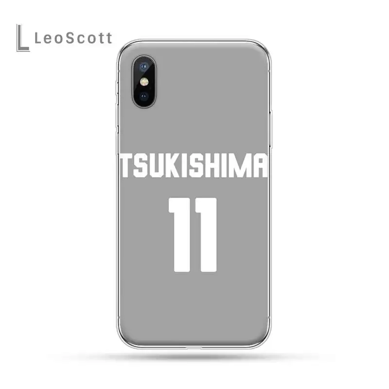 

tsukishima kei Haikyuu anime series Phone Case For iphone 12 5 5s 5c se 6 6s 7 8 plus x xs xr 11 pro max