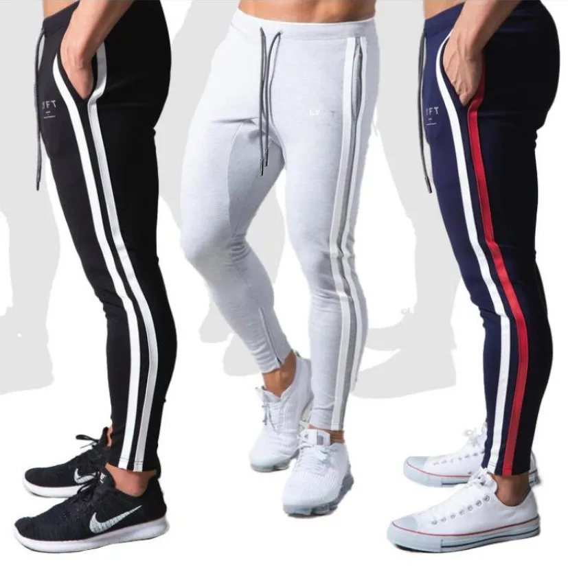 

SportsPants Men Joggers Sweatpants 2021 Streetwear Trousers Fashion Printed Muscle Men Pants GYMS Fitness Bodybuilding Bottoms