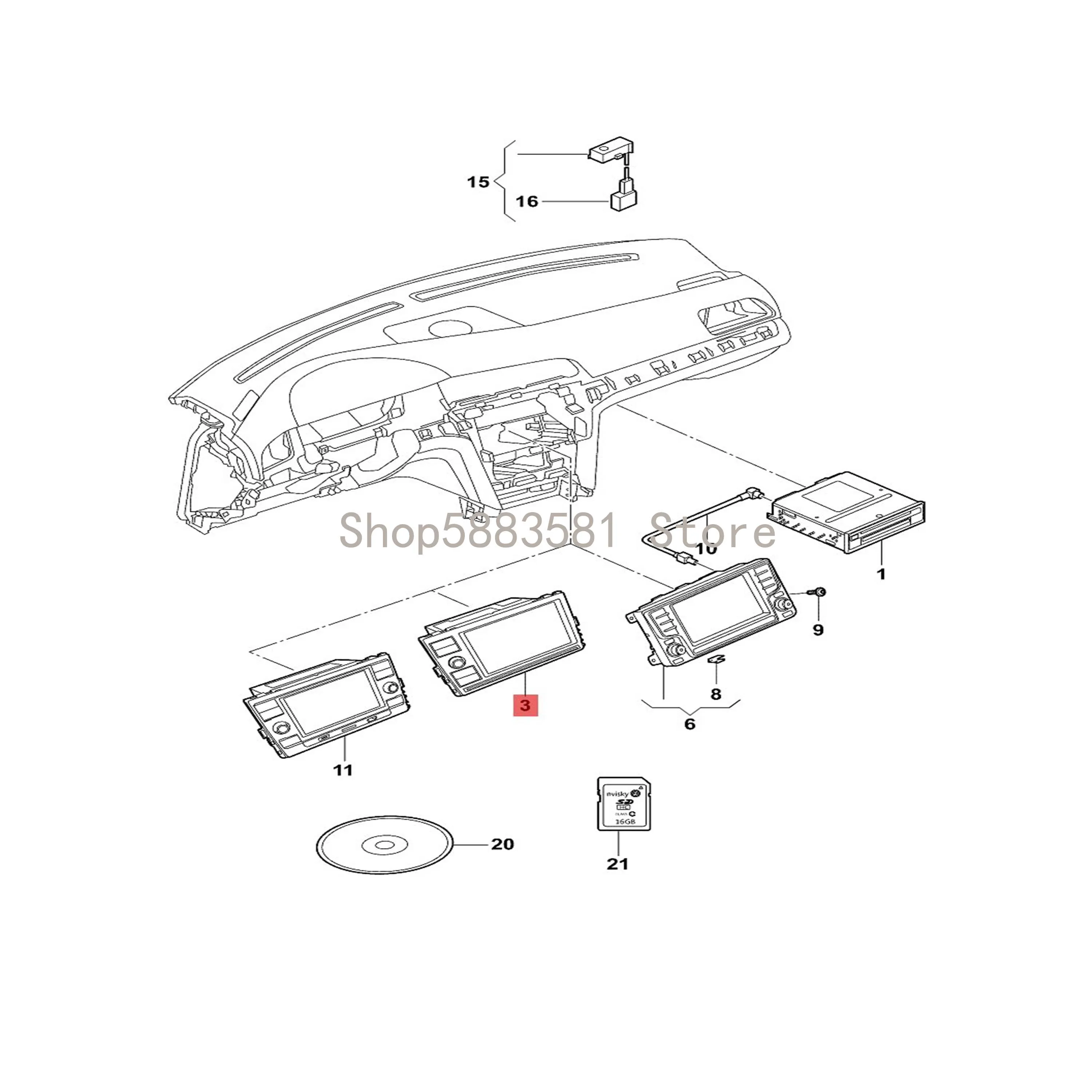 

CAR Radio navigation unit Vol ksw age nTi gua nTu ang Lin gdu Information electronic device control unit display and operation
