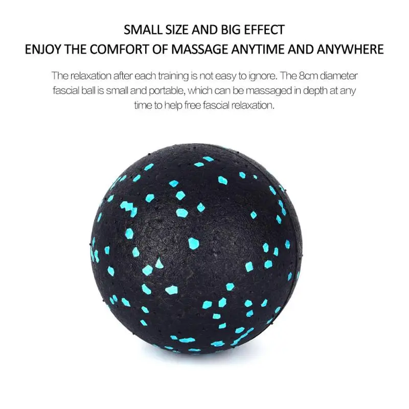 EVA Fascia Ball Yoga Reflexology Muscle Relaxation Menstrual Fitness Meridian Handball 8cm | Красота и здоровье
