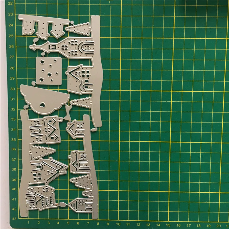 Набор вырубных штампов &quotдом новый набор сделай сам для трафарет скрапбукинга