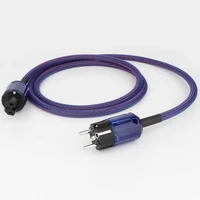 high quality preffair 5n ofc hifi power cable power cord with euusau rhodium plated eu ac power plug supply cord mains cable