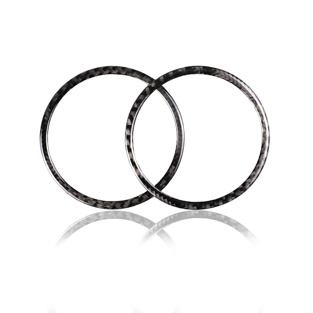 Декоративная круглая наклейка для автомобильной двери из углеродного волокна