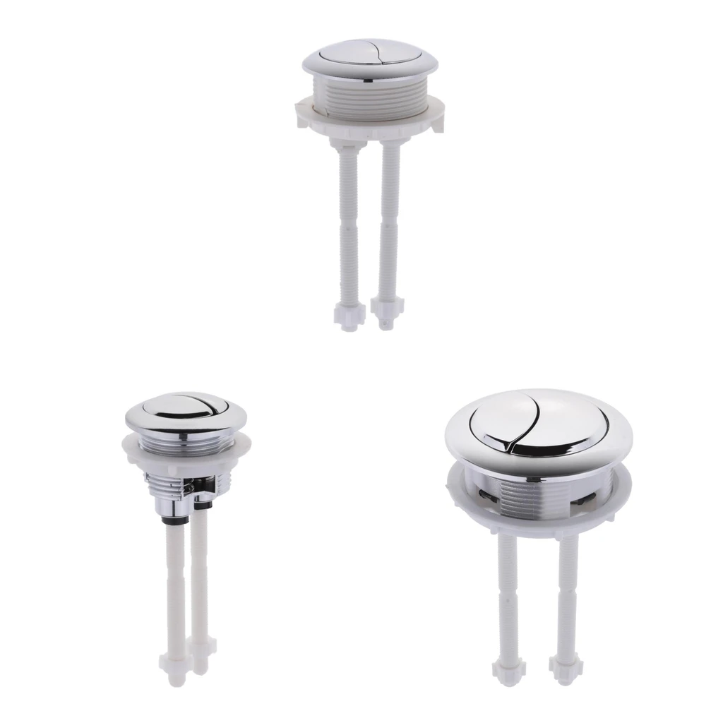 

Thread 38/48/58mm Toilet Dual Push Flush Round Head Button Water Valve