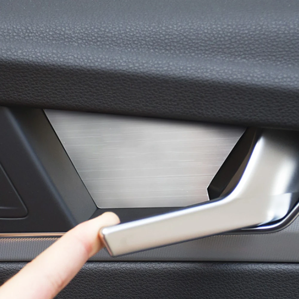 

CarMango For Audi Q5 8R 2012-2016 Car Accessories Inner Door Handle Bezel Bowl Cover Frame Sticker Trim Interior Decoration