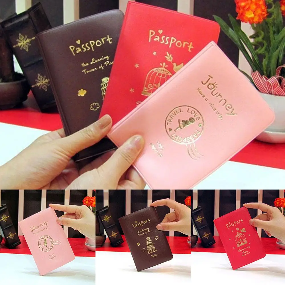 

PVC Accessories Card Jacket Fashion Colorful Protective Casing Passport Cover Decor DIY Simple Durable Elegant Hard Document