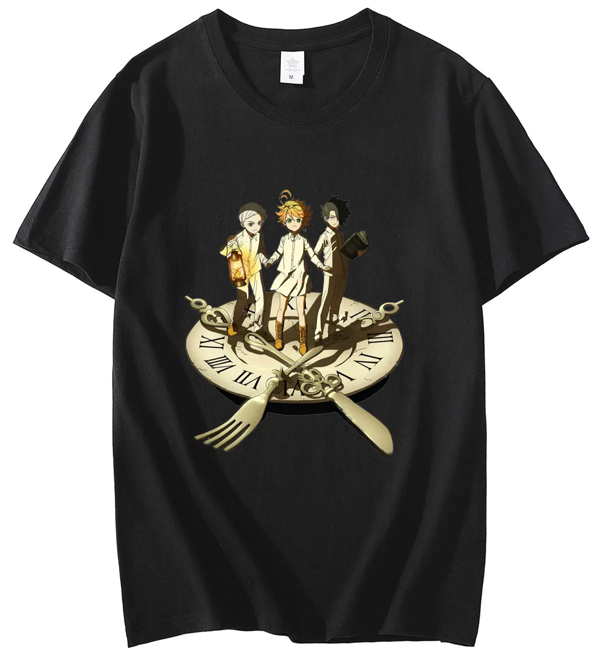 

The Promised Neverland Japanese Style T-Shirt Men Emma Norman Ray Casual Cotton Tees Harajuku Short Sleeve T Shirt Yakusoku No