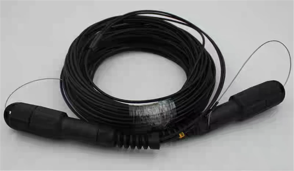500mtr 2 cores Outdoor DVI LC-LC Fiber optic Patch cord waterproof SM Armored CPRI TPU cable Singlemode FTTH FTTA jumper ELINK | Мобильные