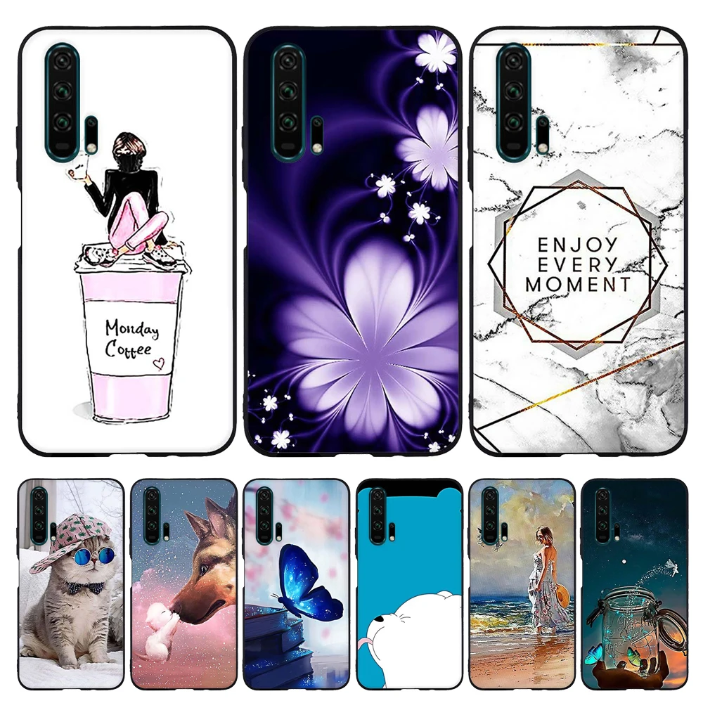 Чехол для Honor 20 Pro 20pro YAL AL10 мягкий силиконовый чехол из ТПУ Huawei милый чехол|Бамперы|
