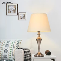 table lamp home special modern nordic decorative lamp bedroom bedside table lamp simple and warm beige fabric table lamp