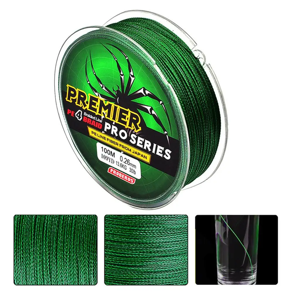 4 серии 100 метров прочная леска для ловли лошадей полиэтиленовый материал