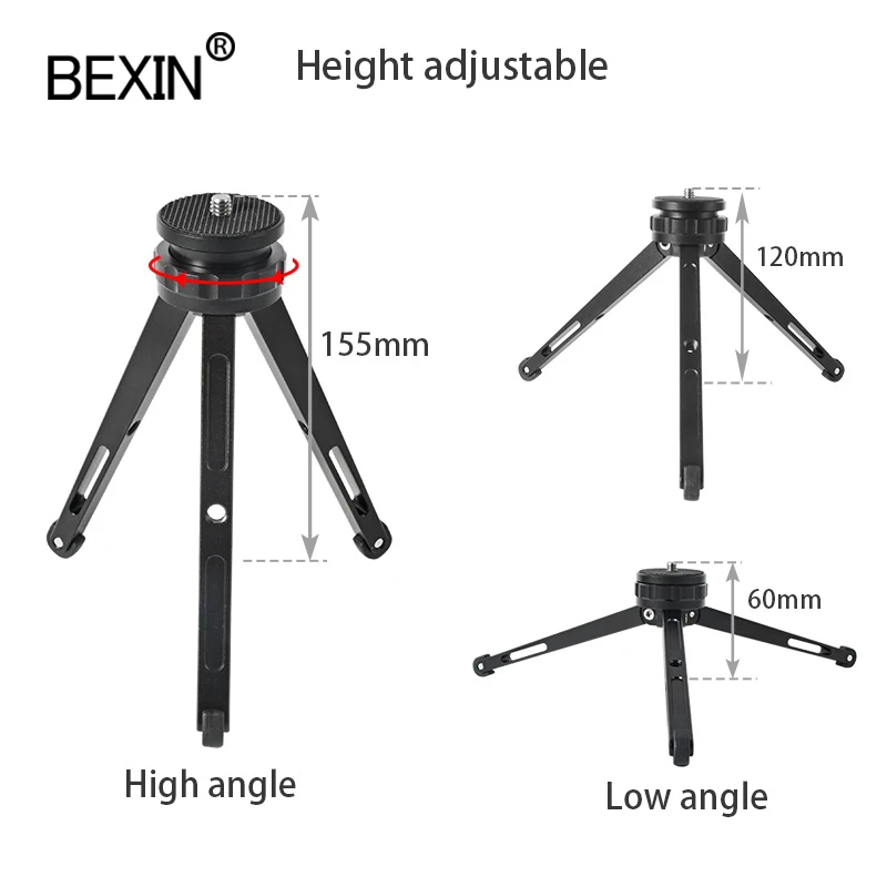 Мини - штатив для камеры настольный Трипод съемки монопод с креплением
