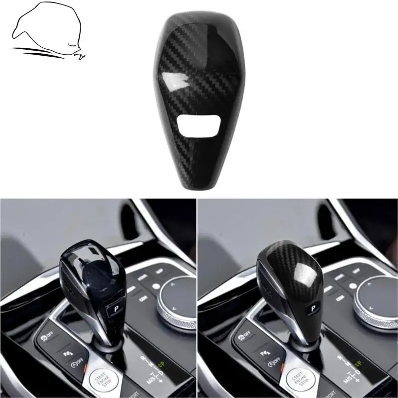 

For BMW 3 Series G20 G28 2019-2020 Carbon Fiber Gear Shift Knob Cap Shifter Lever Head Insert Cover Car Accessories