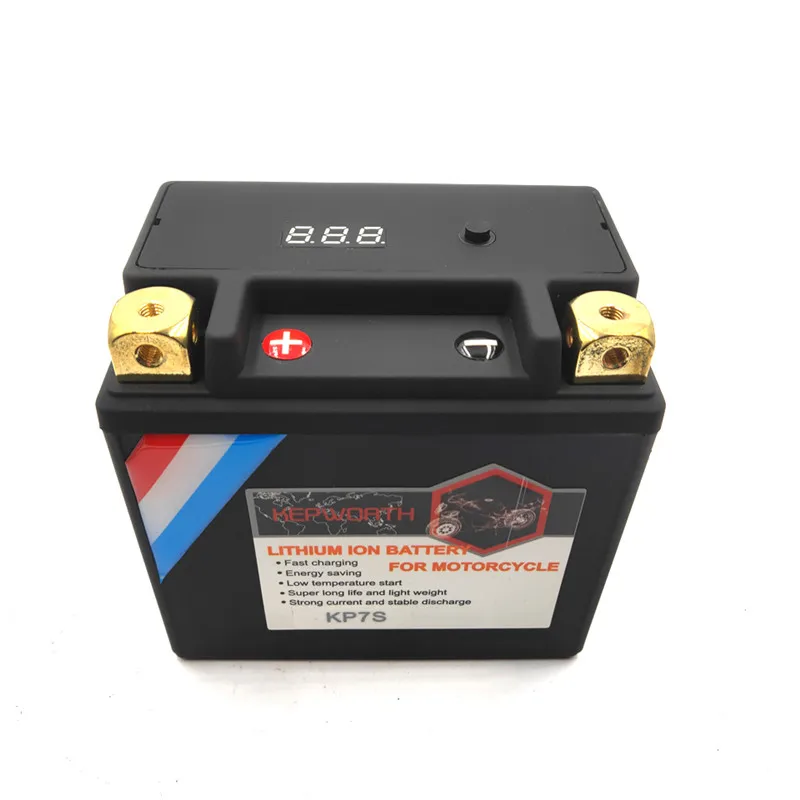 KP7S Высокая мощность 12 В 7Ah мотоцикл LiFePO4 батарея CCA 260A с BMS защита напряжения железа литиевая мотоциклетная батарея R1 KLX450