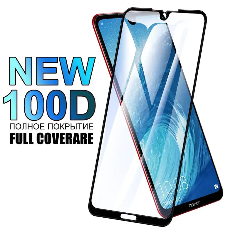 Изогнутое защитное стекло 100D для Huawei Honor 7A 7C 7X 8A 8C 8X 9A 9C 9X 9i 10i Защита экрана 9 10 20 Lite |